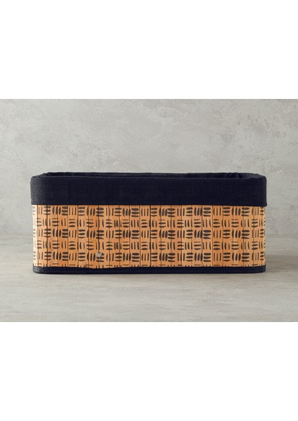 Stripy Bambu Sepet Naturel