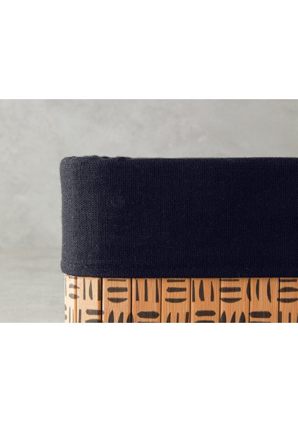 Stripy Bambu Sepet Naturel