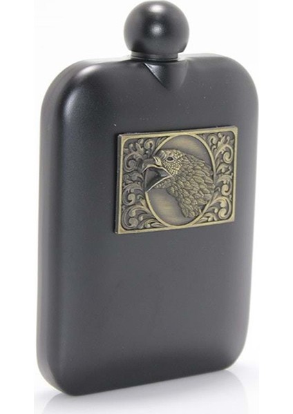 Paslanmaz Çelik Kartal Tasarımlı 6 Oz Matara