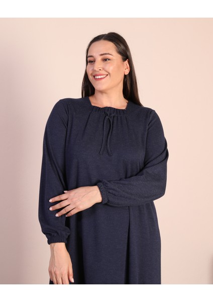 Kadin Tesettur Buyuk Beden Kare Yaka Uzun Elbise fiyatları