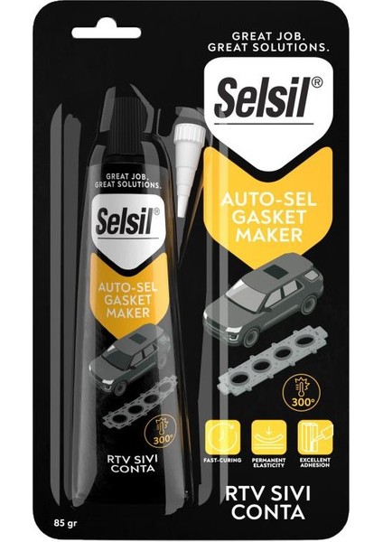 Oto Rtv Sıvı Conta Siyah 85 Gr.