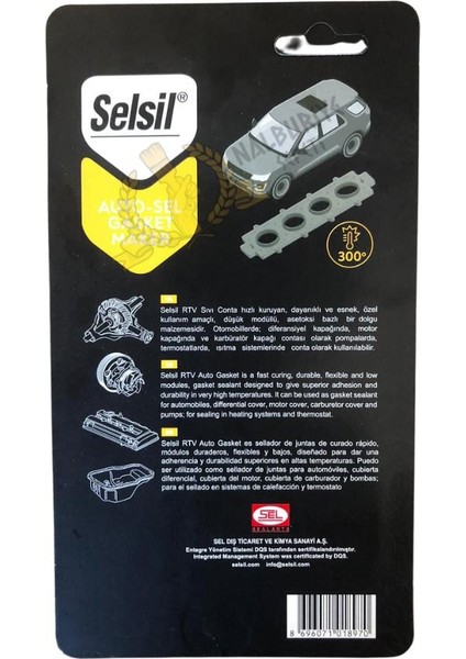 Oto Rtv Sıvı Conta Siyah 85 Gr. fiyatları