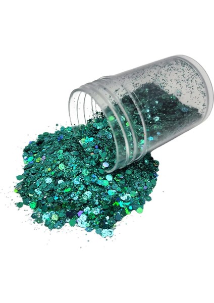 Epoksi Süsleme Glitter Açık Yeşil Pul 5 gr