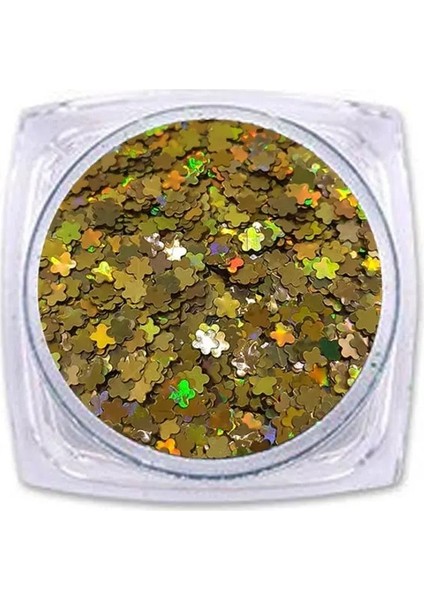 Epoksi Süsleme Glitter Pul Yıldız Gold  5 gr