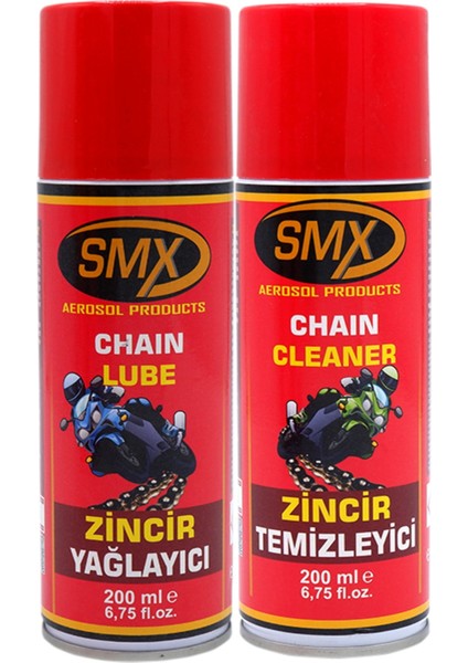 Zincir Temizleyici 200 ml / Zincir Yağlayıcı 200 ml