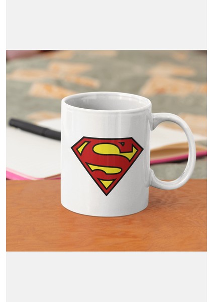 Superman Beyaz Kupa