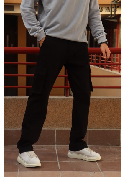 Baggy-Oversize kalıp, kargo cep, gabardin pantolon