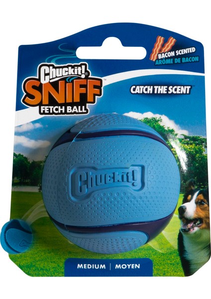 Chuckit! Sniff Fetch Jambon Kokulu Köpek Oyun Topu (Orta Boy)