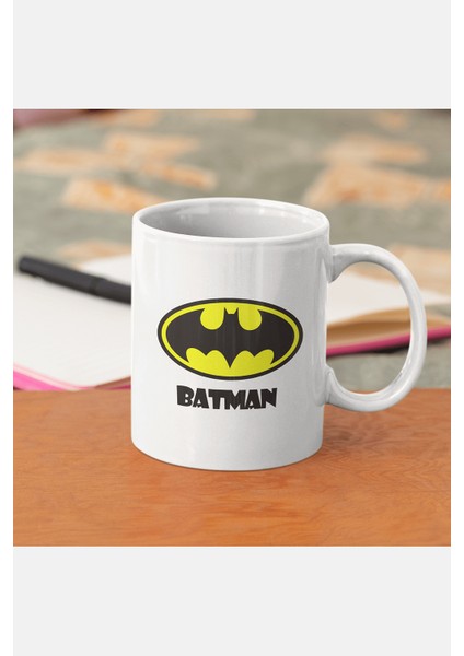 Batman Beyaz Kupa