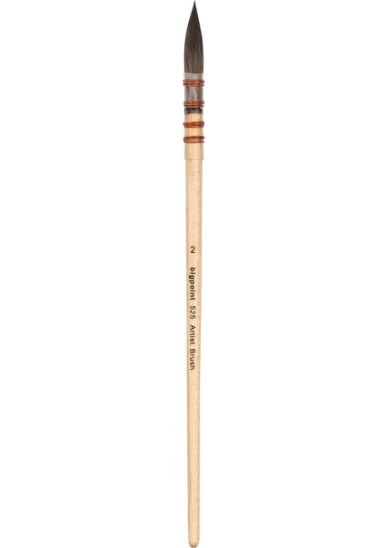 525 Serisi Sincap Kılı Yuvarlak Fırça No: 2 6'lı Kartela modelleri