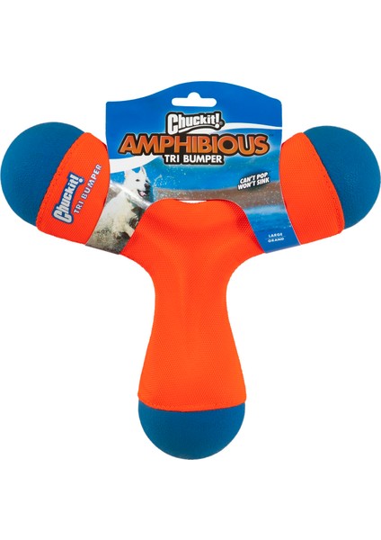 Chuckit! Tri-Bumper Suda Batmayan 3 Kollu Köpek Oyuncağı (Büyük Boy)