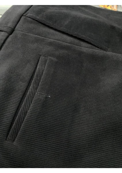 Classic Regular Erkek Kadife Pantolon Büyük Beden Polarlı Kışlık Kalın Klasik Rahat Kalıp Baba Kadife modelleri