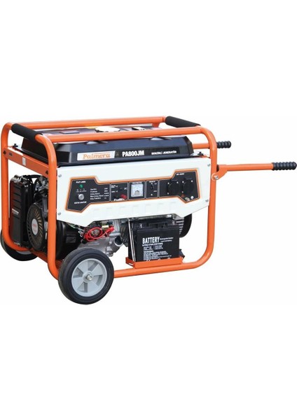 PA800JM Benzinli Jeneratör 8.12 Kva Marşlı