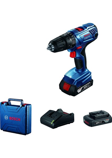 Professional GSB 180 Li 18 Volt 2.0 Ah Çift Akülü Darbeli Delme Vidalama