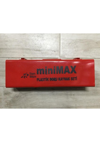 600 Watt Minimax Plastik Boru Kaynak Makinası Seti Metal Çantalı