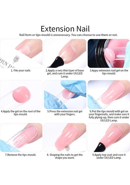 Non stick Extension Gel Nude NSG-03 (56021)