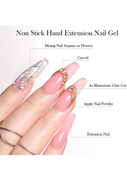 Non stick Extension Gel Milky White NSG-02 (56021) fiyatları