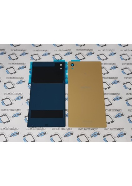 Gmr Sony Xperia Z5 Arka Kapak Batarya Pil Kapağı Gold