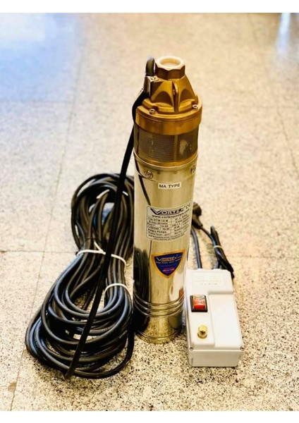Vtm 10 M 1 Hp 1'' 20 mt Kablolu Panolu Dalgıç Pompa