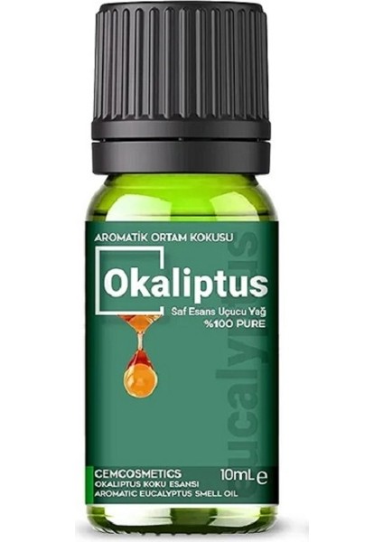 Evove okaliptüs Eucalyptus esansiyel Yağ Doğal Oda Kokusu 1 Adet 10 ml  aromatik Buhurdanlık Yağı Kokusu Difüzör Aromaterapi Yağ Koku Özü