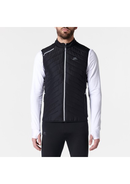Kiprun Erkek Koşu Yeleği - Siyah - Kiprun Run 500 Warm