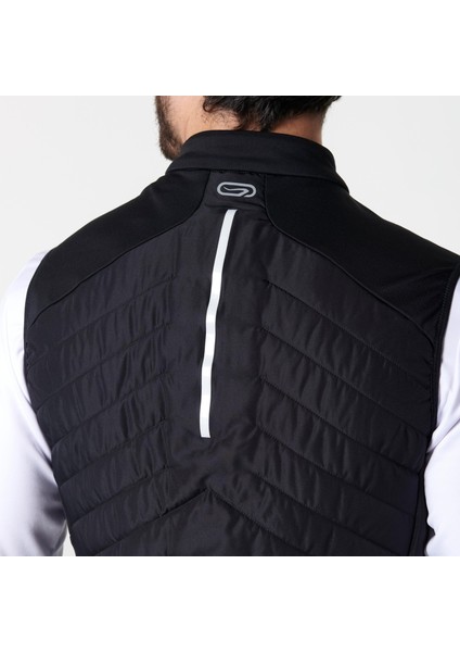 Kiprun Erkek Koşu Yeleği - Siyah - Kiprun Run 500 Warm