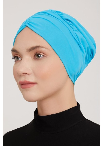 Büzgülü Deniz Bone Turkuaz 1001