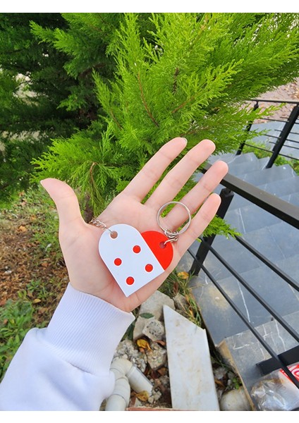 Sevgililer Günü Kalp Anahtarlık Ikili Set