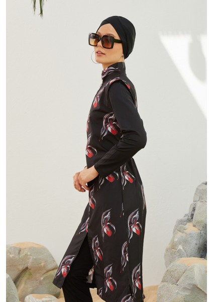 Tam Kapalı Tesettür Mayo Deniz Mayosu TD223-040 modelleri