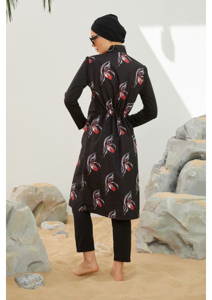 Tam Kapalı Tesettür Mayo Deniz Mayosu TD223-040 fırsatları