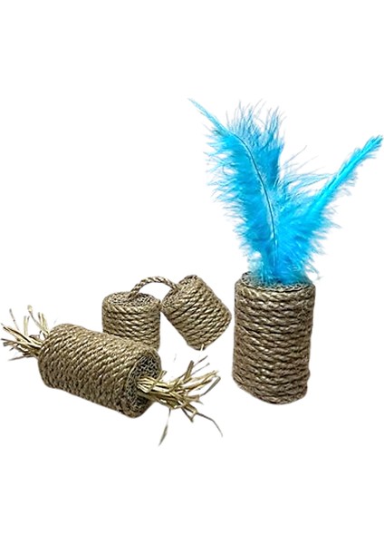 Hasır Kedi Oyuncağı 3 Lü Set