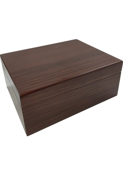 Kahverengi Sedir Ağacı Humidor Puro Kutusu RD16