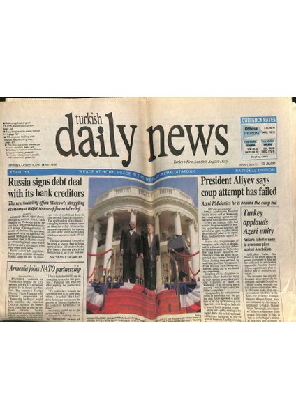 Turkish Daily News - 6 October 1994 - Russia Signs Debt Deal With It Bank Creditors GZ122611