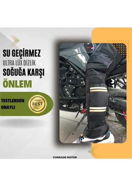 Su Geçirmez Dizlik Motorcu Dizliği Rüzgar Geçirmez Onaylı