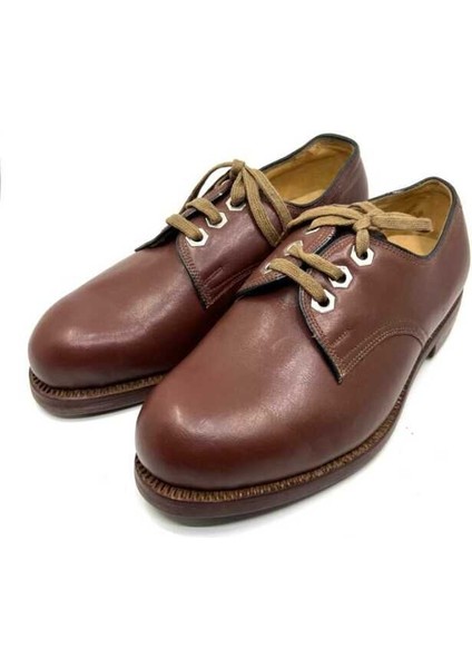 1960 Gerçek Deri Kösele Nostaljik Ayakkabısı BAK36