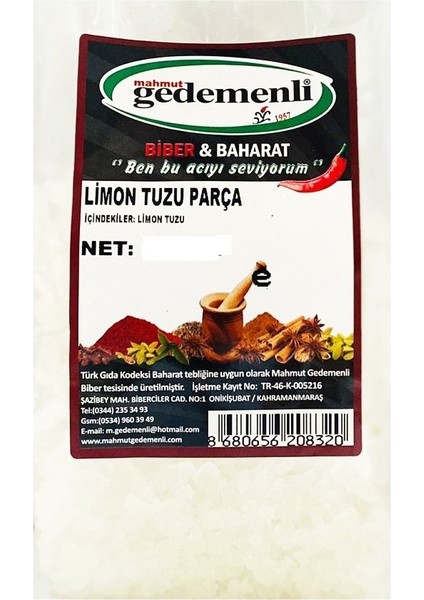 Limon Tuzu Tane 250 gr