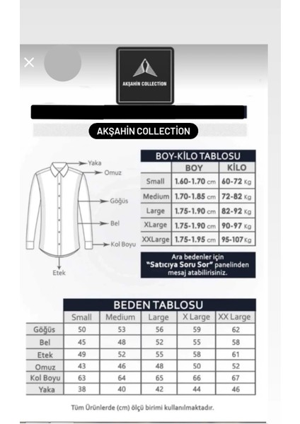 Akşahin Collection SİYAH PAMUKLU SLİM FİT DÖRT MEVSİM HEDİYE KUTULU UZUN KOLLU ERKEK GÖMLEK