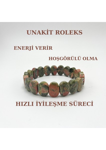 Unakit Doğal Taş Roleks Bileklik fiyatları