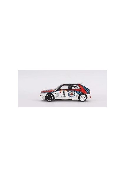 455 Lancia Delta Hf Integrale Evoluzione 1992 Rally Montecarlo Winner #4 Model Araba