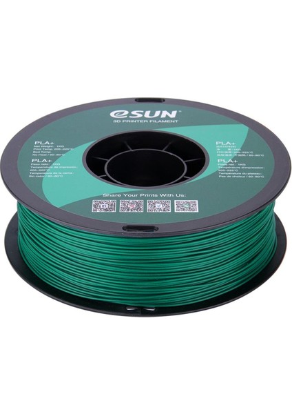 Yeşil Pla+ Filament 1.75MM 1 kg Plus