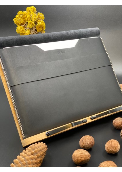 Macbook Kılıfı Hakiki Deri 13" Macbook Pro ve Air Taşıma Çantası