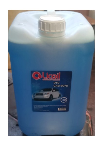 Licoil Antifrizli Oto Cam Suyu -30C Derece 30 Litre Bidon