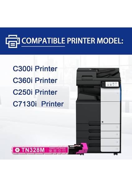 Develop TN-328 Muadil Toner Set / Ineo + 250İ, 300İ, 360İ fiyatları