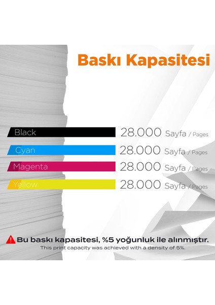 Konica Minolta TN-328 Muadil Toner Set / Bizhub C250I / C300I / C360I modelleri