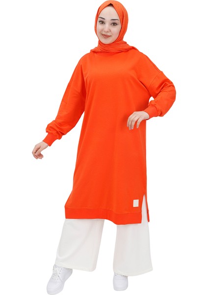 30645 2 Ip Uzun Boy Basic Sweatshirt