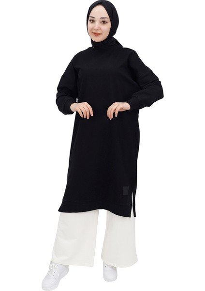 30645 2 Ip Uzun Boy Basic Sweatshirt