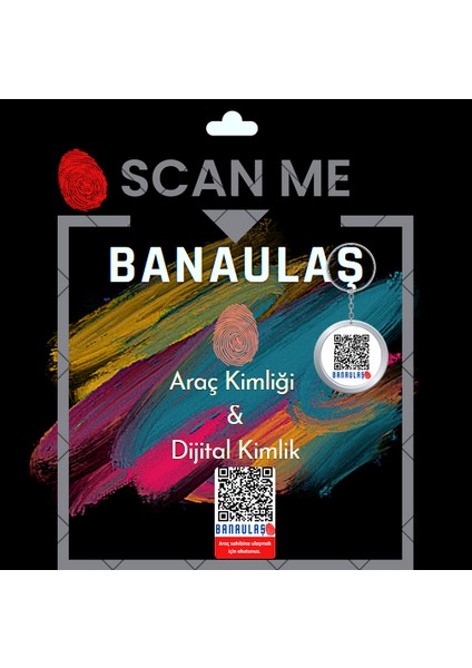 Banaulas Dijital Qr Kimlik & Araç Qr Kimliği Ikili Paket