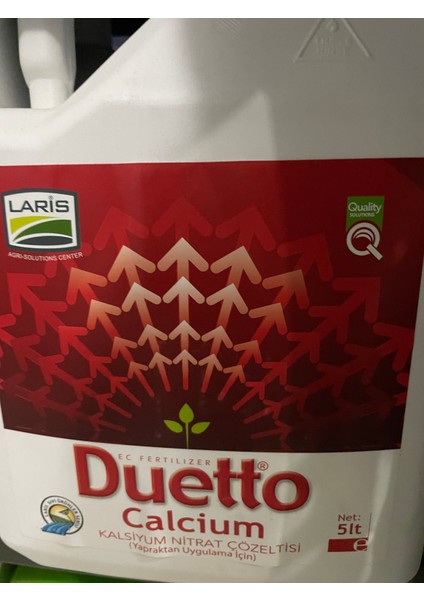 Duetto Ca 5lt Kalsiyumlu Yaprak Gübresi