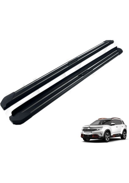 Citroen C5 Aircross yan basamak koruma marşbiyel 2019+