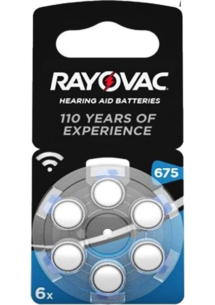675 No Kulaklık Pili 6'lı Paket Işitme Cihazı Pili fiyatları